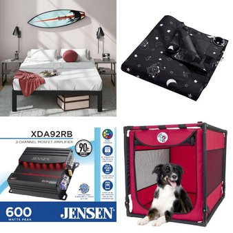 3 Pallets – 565 Pcs – New Pet Toys & Pet Supplies, Bath, Decor, Bedroom – New and New Damaged Box – Walmart