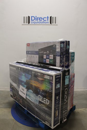 6 Pallets – 47 Pcs – TVs – Customer Returns – LG, VIZIO, Samsung, TCL