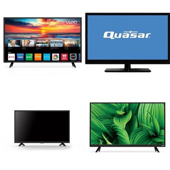 12 Pcs – LED/LCD TVs (28″ – 40″) – Refurbished (GRADE A, GRADE B, No Stand) – VIZIO, Onn, Quasar, WESTINGHOUSE