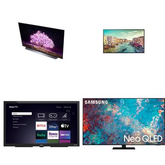 36 Pcs – LED/LCD TVs – Refurbished (GRADE A, GRADE B) – Samsung, LG, VIZIO, Element Electronics