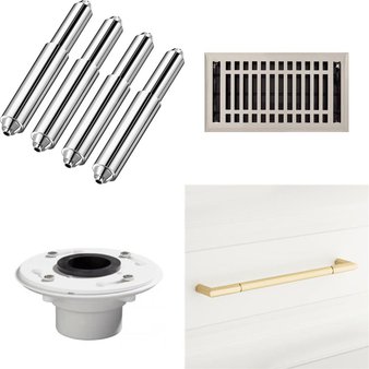 CLEARANCE! Pallet – 158 Pcs – Bath, Hardware, Kitchen & Bath Fixtures, Unsorted – Open Box Like New – Signature Hardware, Miseno