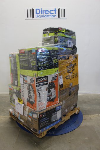 Pallet – 16 Pcs – Hardware, Generators, Air Conditioners – Customer Returns – RYOBI, LifeProof