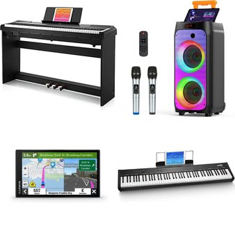 Flash Sale! 3 Pallets – 112 Pcs – Speakers, DVD & Blu-ray Players, Automotive Accessories, Keyboards & Mice – Untested Customer Returns – Walmart