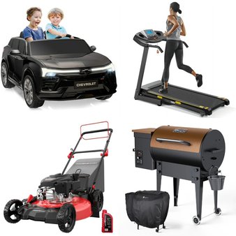 Pallet – 11 Pcs – Grills & Outdoor Cooking, Exercise & Fitness, Mowers, Vehicles – Customer Returns – MaxKare, PowerSmart, SENIX, Yexmas