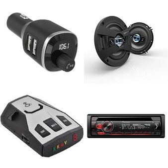 Pallet – 173 Pcs – Speakers, Accessories, Stereos – Customer Returns – Scosche, Pioneer, Kicker, Cobra Marine