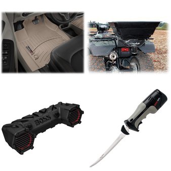 Pallet – 41 Pcs – Fishing & Wildlife, Automotive Accessories, Boats & Water Sports, Automotive Parts – Customer Returns – Major Retailer Camping, Fishing, Hunting