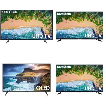 12 Pcs – LED/LCD TVs – Refurbished (GRADE C) – Samsung, Onn, VIZIO, HISENSE