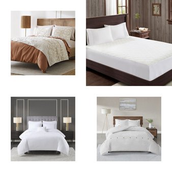 3 Pallets – 488 Pcs – Curtains & Window Coverings, Rugs & Mats, Bedding Sets, Sheets, Pillowcases & Bed Skirts – Mixed Conditions – Unmanifested Home, Window, and Rugs, Regal Home Collections, Inc., Max Blackout, Linden Street