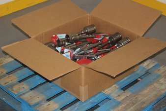 Box – 162 Pcs – Tool Accessories, Power Tools – Untested Customer Returns – Milwaukee, Builders World Wholesale Distribution, Empire Level, Standard Plumbing Supply