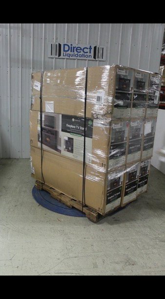 1 Pallets – 9 Pcs – New TV Stands, Wall Mounts & Entertainment Centers – New and New Damaged Box – Walmart