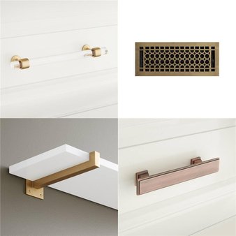 Pallet – 145 Pcs – Hardware – Open Box Like New – Signature Hardware, Signature Houseware