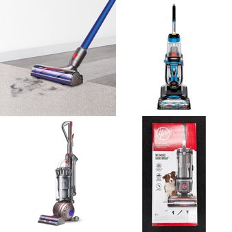 Pallet – 12 Pcs – Vacuums – Damaged / Missing Parts / Tested NOT WORKING – Bissell, Dyson, Hoover