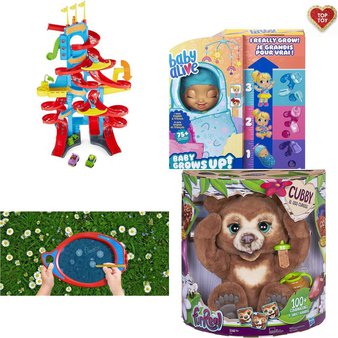 Pallet – 68 Pcs – Unsorted, Boardgames, Puzzles & Building Blocks, Dolls, Action Figures – Customer Returns – Fisher-Price, Hasbro, Boogie Board, Cardinal Games