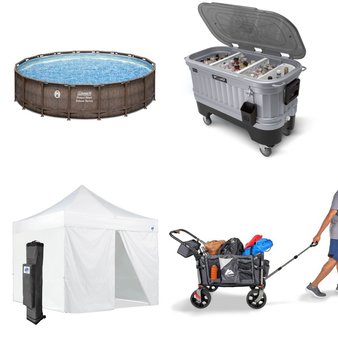 Pallet – 12 Pcs – Camping & Hiking, Patio, Pools & Water Fun, Unsorted – Customer Returns – Ozark Trail, E-Z UP, Coleman, Igloo