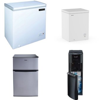 Pallet – 7 Pcs – Freezers, Bar Refrigerators & Water Coolers, Refrigerators – Customer Returns – HISENSE, Galanz, Thomson, Primo Water