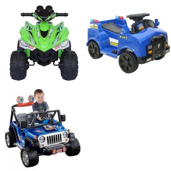 Pallet – 4 Pcs – Vehicles – Customer Returns – Action Wheels, Power Wheels, Paw Patrol