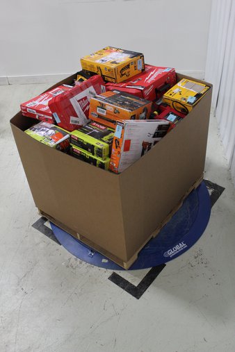 Pallet – 59 Pcs – Power Tools, Tool Accessories, Hand Tools – Customer Returns – DEWALT, RIDGID, Milwaukee