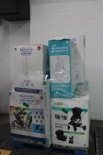 Pallet – 9 Pcs – Strollers, Baby – Customer Returns – GRACO, Bumbo