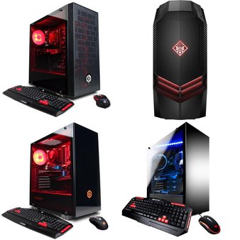 Pallet – 11 Pcs – Desktops – Damaged / Missing Parts – CyberpowerPC, HP, IBUYPOWER, iBuyerPower
