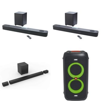 Pallet – 19 Pcs – Speakers, Portable Speakers, Networking – Customer Returns – Onn, ION Total, Samsung, onn.