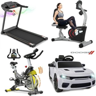 Pallet – 8 Pcs – Unsorted, Exercise & Fitness, Vehicles, Fireplaces – Customer Returns – POOBOO, iRerts, Singlyfire, MaxKare