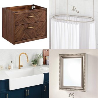 Pallet – 18 Pcs – Unsorted, Bath, Decor, Storage & Organization – Open Box Like New – Signature Hardware