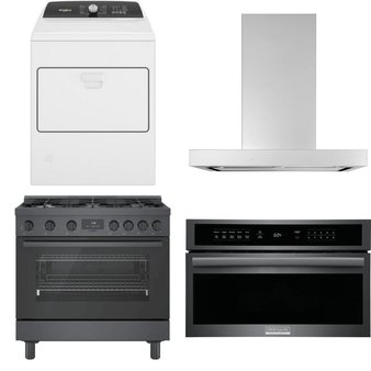 4 Pcs – Ovens / Ranges – New – Frigidaire, GE, Bosch, WHIRLPOOL