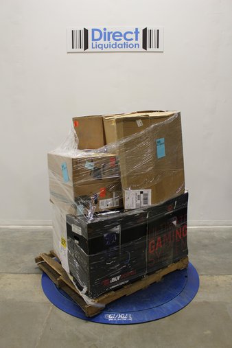Pallet – 9 Pcs – Computer Desktops – Customer Returns – HP, DELL, EVOO, CyberpowerPC