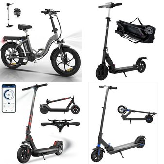 Pallet – 16 Pcs – Unsorted, Powered, Cycling & Bicycles, Vehicles – Customer Returns – EVERCROSS, iFanze, UHOMEPRO, TRIPLE TREE