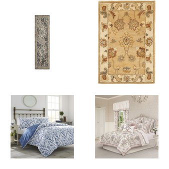 6 Pallets – 550 Pcs – Curtains & Window Coverings, Decor, Bedding Sets, Rugs & Mats – Like New or New Customer Returns – JC Penney