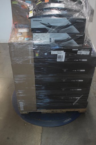 3 Pallets – 72 Pcs – Monitors – Damaged / Missing Parts / Tested NOT WORKING – MSI, ACER, Samsung, LG