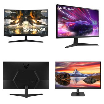 CLEARANCE! Pallet – 38 Pcs – Monitors – Customer Returns – Onn, LG, ACER, Samsung