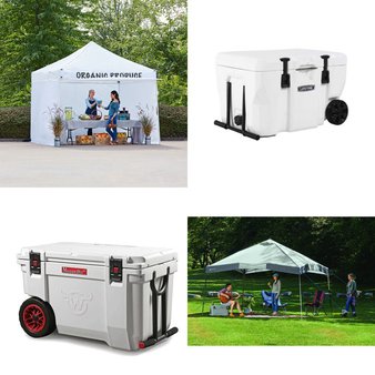 CLEARANCE! Pallet – 13 Pcs – Camping & Hiking, Bar Refrigerators & Water Coolers – Customer Returns – Ozark Trail, MooseJaw, Lifetime, Igloo