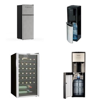 Pallet – 5 Pcs – Refrigerators – Customer Returns – Frigidaire, Danby, Primo