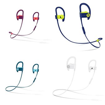 100 Pcs – Beats by Dr. Dre Powerbeats3 – Refurbished (GRADE A) – ML8W2LL/A, MRER2LL/A, MREW2LL/A, MRET2LL/A