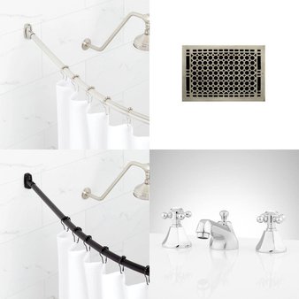 Pallet – 83 Pcs – Hardware, Bath, Kitchen & Bath Fixtures, Accessories – Open Box Like New – Signature Hardware, Miseno