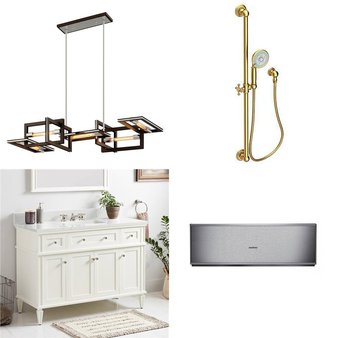 Pallet – 41 Pcs – Hardware, Lighting & Light Fixtures, Kitchen & Bath Fixtures, Automotive Parts – Untested Customer Returns – Signature Hardware, GRUNDFOS PUMPS, VICTOR TURBO TORCH, Brasstech