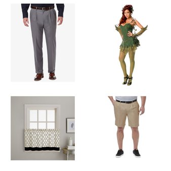 Flash Sale! Pallets – 240 Pcs – Jeans, Pants & Shorts, Curtains & Window Coverings, Other, Underwear, Intimates, Sleepwear & Socks – Mixed Conditions – French Toast, Eclipse, Hanes, CHF
