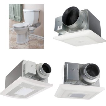 Pallet – 27 Pcs – Hardware, Kitchen & Bath Fixtures, Fans, Accessories – Customer Returns – TOTO USA, Kohler, Panasonic, Saniflo