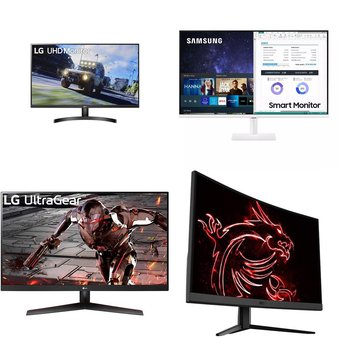Pallet – 37 Pcs – Monitors – Damaged / Missing Parts / Tested NOT WORKING – Hover-1, ACER, Jetson, LG