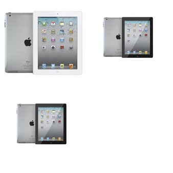 6 Pcs – Apple iPad 2nd Gen 16GB White Wi-Fi MD002LL/A, Apple iPad 2nd Gen 16GB Black Wi-Fi MC769LL/A, Apple iPad 2nd Gen 16GB Black Wi-Fi MC963LL/A -Refurbished (GRADE C) – Apple