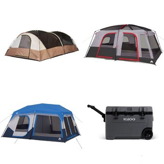 CLEARANCE! Pallet – 10 Pcs – Camping & Hiking – Customer Returns – Ozark Trail, Igloo