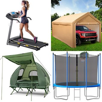 Pallet – 9 Pcs – Camping & Hiking, Trampolines, Patio, Exercise & Fitness – Customer Returns – MARNUR, Vecukty, SEGMART, Sophia & William