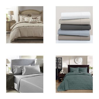 3 Pallets – 354 Pcs – Curtains & Window Coverings, Sheets, Pillowcases & Bed Skirts, Bedding Sets, Decor – Like New or New Customer Returns – JC Penney