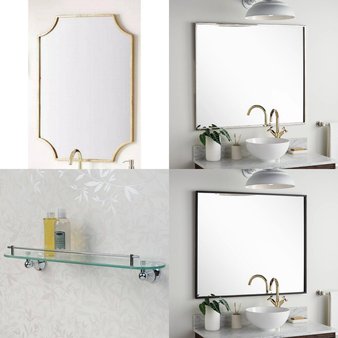 Pallet – 14 Pcs – Decor, Hardware, Bath, Lighting & Light Fixtures – Open Box Like New – Signature Hardware