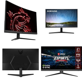 Pallet – 15 Pcs – Monitors – Damaged / Missing Parts / Tested NOT WORKING – LG, ACER, HP, MSI