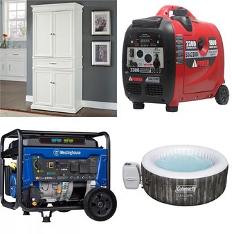 CLEARANCE! 3 Pallets – 45 Pcs – Vacuums, Kitchen & Dining, Bar Refrigerators & Water Coolers, Generators – Customer Returns – Tineco, Primo, Hart, HISENSE