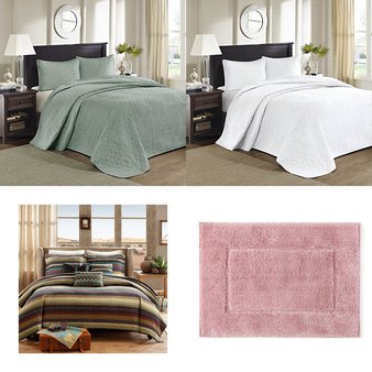 6 Pallets – 2301 Pcs – Curtains & Window Coverings, Decor, Sheets, Pillowcases & Bed Skirts, Bath – Mixed Conditions – Sun Zero, Madison Park, Eclipse, No 918