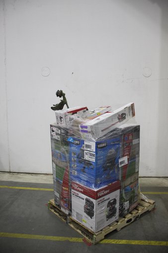 3 Pallets – 17 Pcs – Unsorted, Hedge Clippers & Chainsaws, Pressure Washers – Untested Customer Returns – Walmart