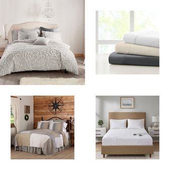 3 Pallets – 270 Pcs – Curtains & Window Coverings, Rugs & Mats, Sheets, Pillowcases & Bed Skirts, Bedding Sets – Like New or New Customer Returns – JC Penney
